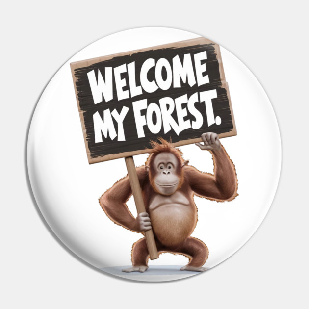 Welcome My Forest Pin by animegirlnft