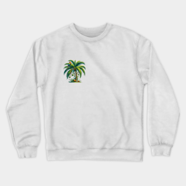Tree Coconut Crewneck Sweatshirt by animegirlnft