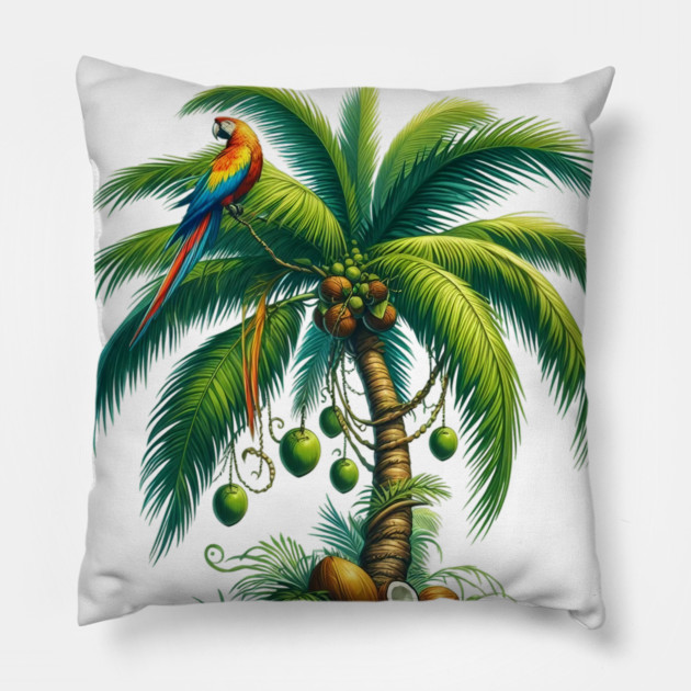 Tree Coconut Pillow by animegirlnft