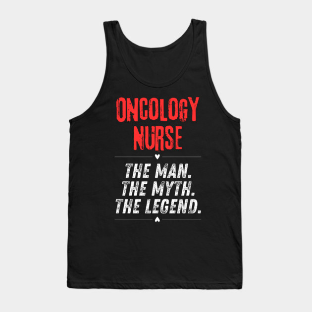 Oncology Nurse Tank Top by BlackMeme94