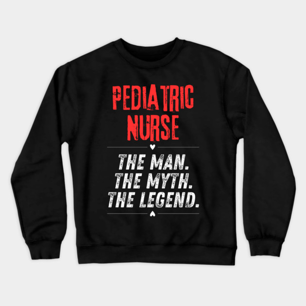 Pediatric Nurse Crewneck Sweatshirt by BlackMeme94