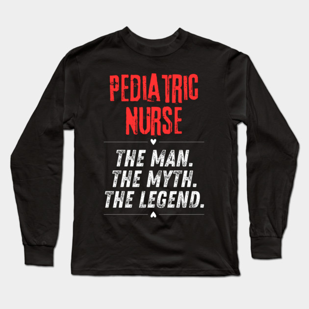 Pediatric Nurse Long Sleeve T-Shirt by BlackMeme94