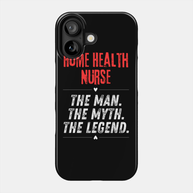 Home Health Nurse Phone Case by BlackMeme94