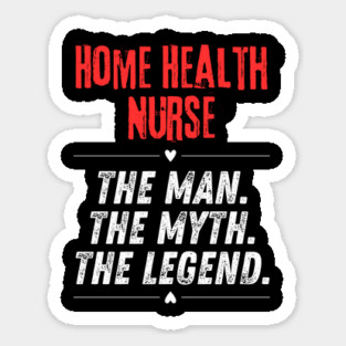 Home Health Nurse Sticker