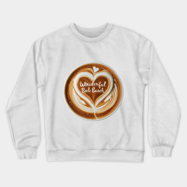 Wonderful Bali Beach Caffee Crewneck Sweatshirt by animegirlnft