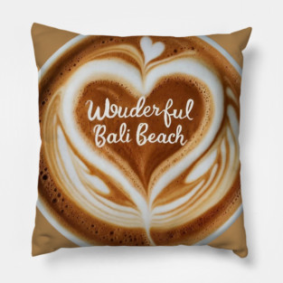 Wonderful Bali Beach Caffee Pillow