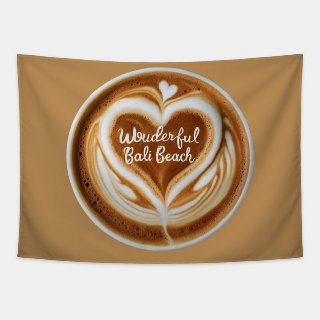 Wonderful Bali Beach Caffee Tapestry by animegirlnft