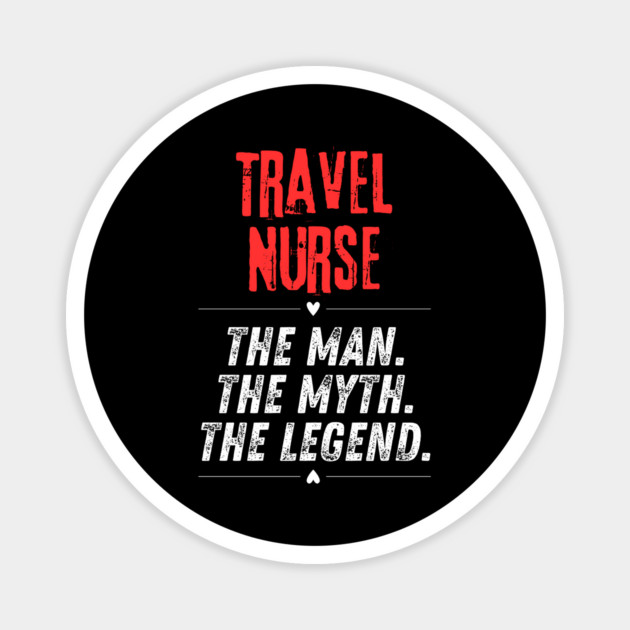 Travel Nurse Magnet by BlackMeme94