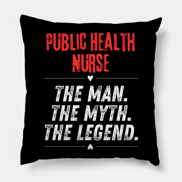 Public Health Nurse Pillow by BlackMeme94
