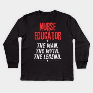 Nurse Educator Kids Long Sleeve T-Shirt