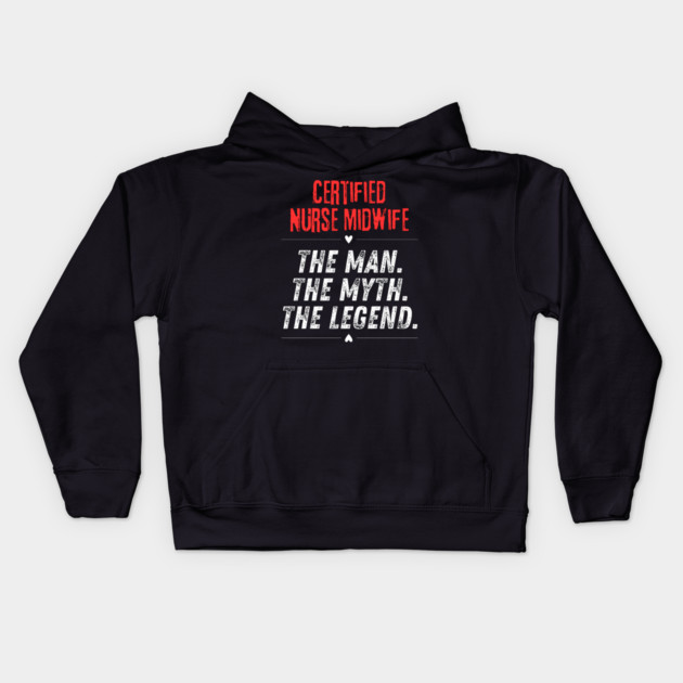 Certified Nurse Midwife Kids Hoodie by BlackMeme94