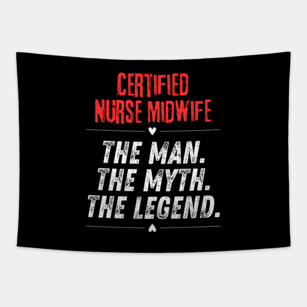 Certified Nurse Midwife Tapestry by BlackMeme94