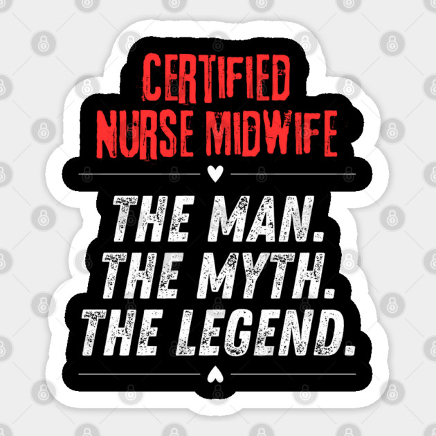 Certified Nurse Midwife Sticker by BlackMeme94