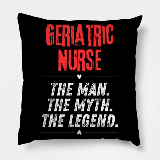 Geriatric Nurse Pillow by BlackMeme94