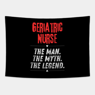Geriatric Nurse Tapestry