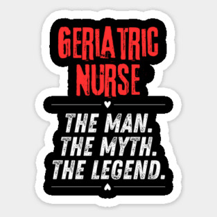 Geriatric Nurse Sticker