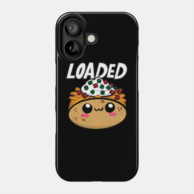 Food Kawaii Style Loaded Baked Potato Phone Case by belownormal