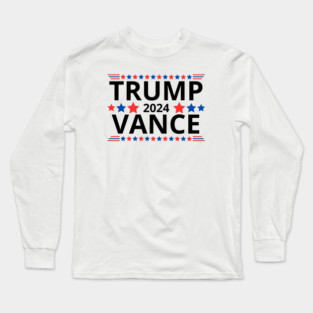 Trump Vance 2024 Long Sleeve T-Shirt