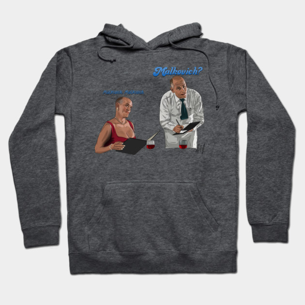 Being John Malkovich: Malkovich? Hoodie by 51Deesigns