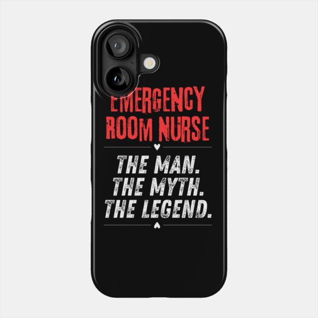 Emergency Room Nurse Phone Case by BlackMeme94