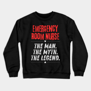 Emergency Room Nurse Crewneck Sweatshirt