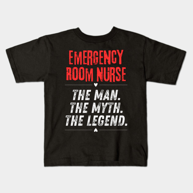 Emergency Room Nurse Kids T-Shirt by BlackMeme94