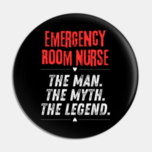 Emergency Room Nurse Pin
