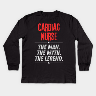 Cardiac Nurse Kids Long Sleeve T-Shirt