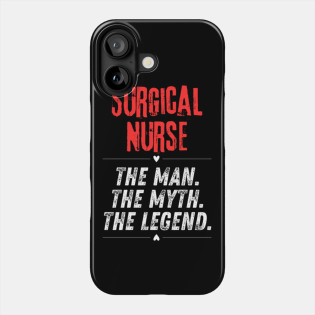 Surgical Nurse Phone Case by BlackMeme94