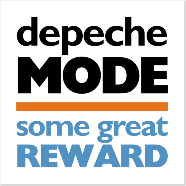 Depeche Mode Some Great Reward Reproduction Wall Art by Timeless Chaos