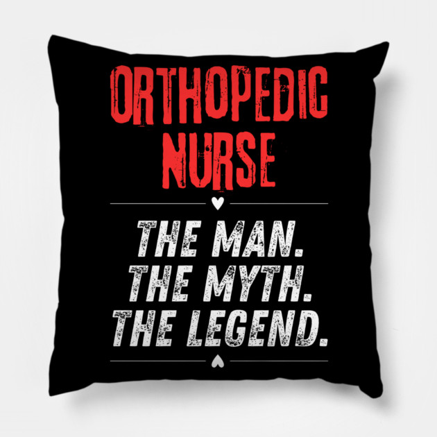 Orthopedic Nurse Pillow by BlackMeme94