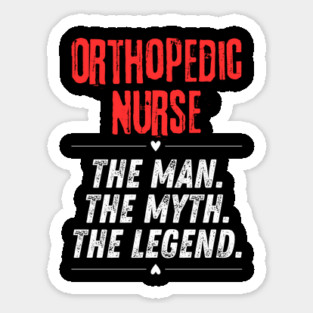 Orthopedic Nurse Sticker