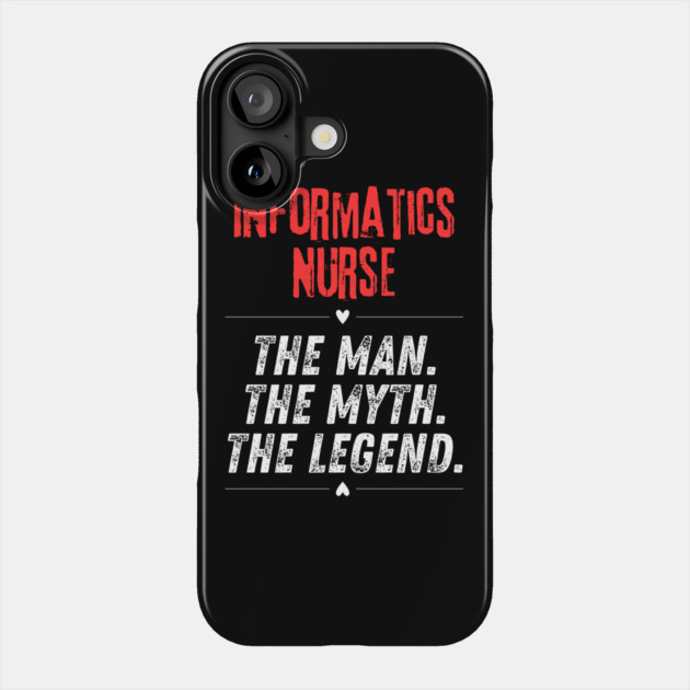 Informatics Nurse Phone Case by BlackMeme94