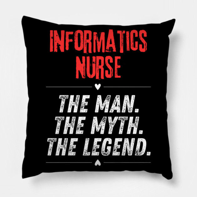 Informatics Nurse Pillow by BlackMeme94