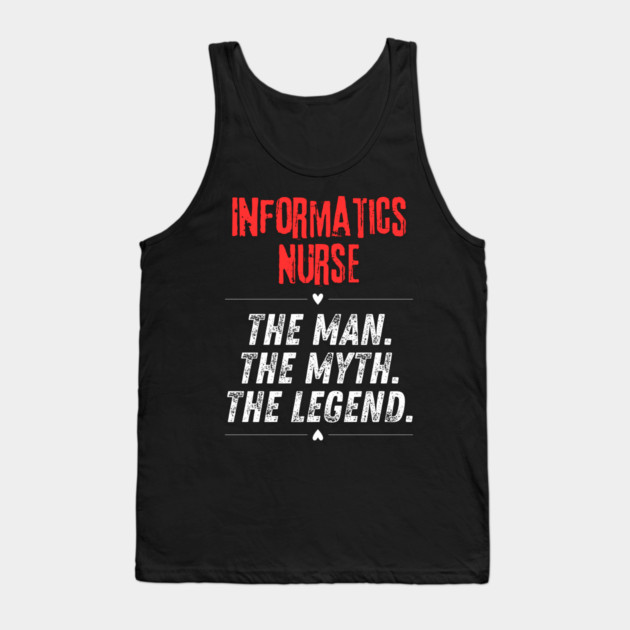 Informatics Nurse Tank Top by BlackMeme94