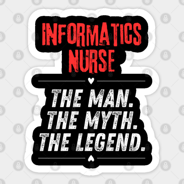 Informatics Nurse Sticker by BlackMeme94