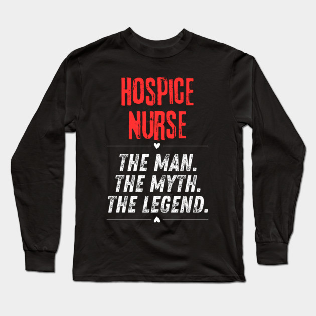 Hospice Nurse Long Sleeve T-Shirt by BlackMeme94