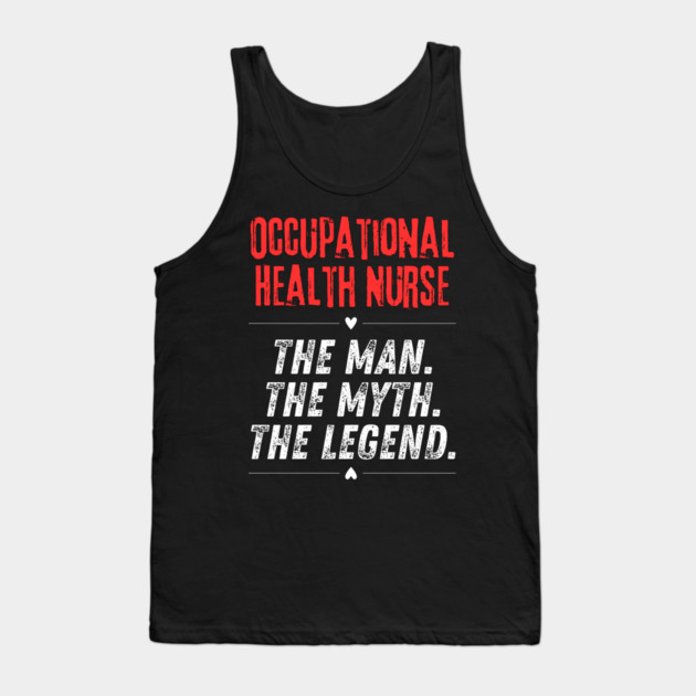 Occupational Health Nurse Tank Top by BlackMeme94