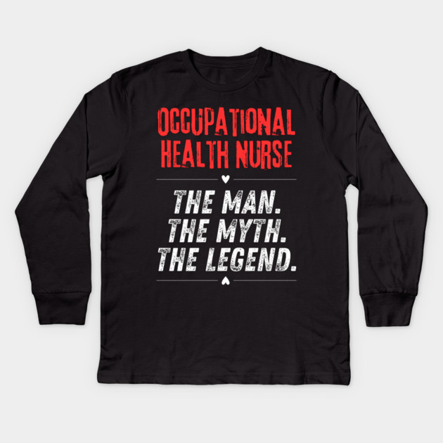 Occupational Health Nurse Kids Long Sleeve T-Shirt by BlackMeme94
