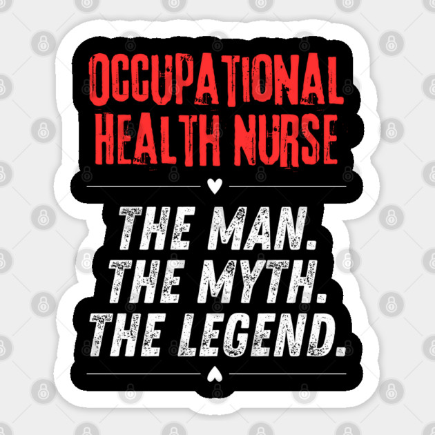 Occupational Health Nurse Sticker by BlackMeme94