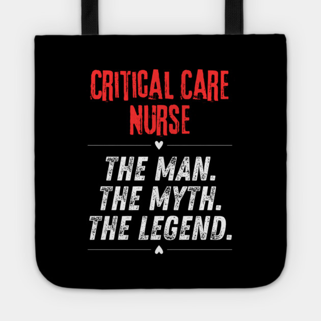 Critical Care Nurse Tote by BlackMeme94