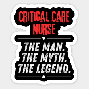 Critical Care Nurse Sticker