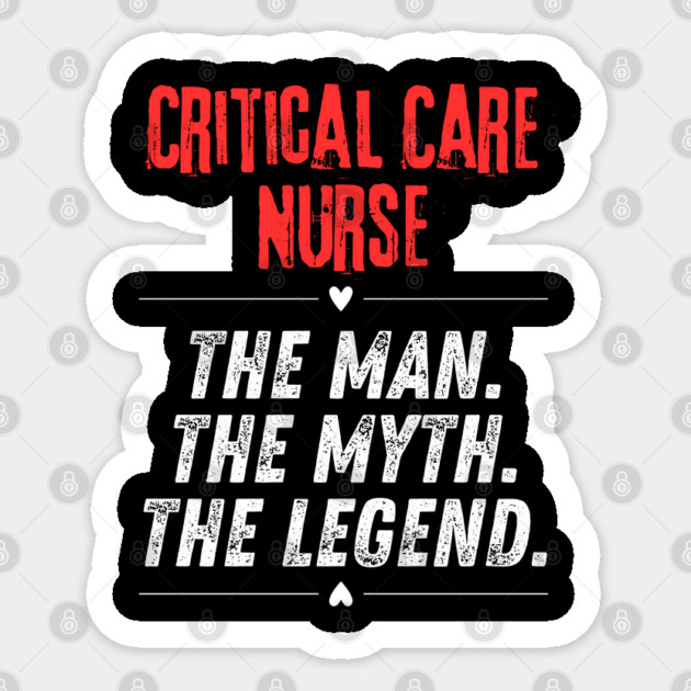 Critical Care Nurse Sticker by BlackMeme94