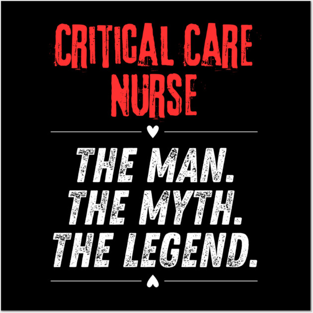 Critical Care Nurse Wall Art by BlackMeme94