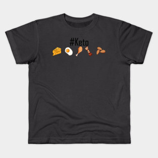 #Keto Food Kids T-Shirt