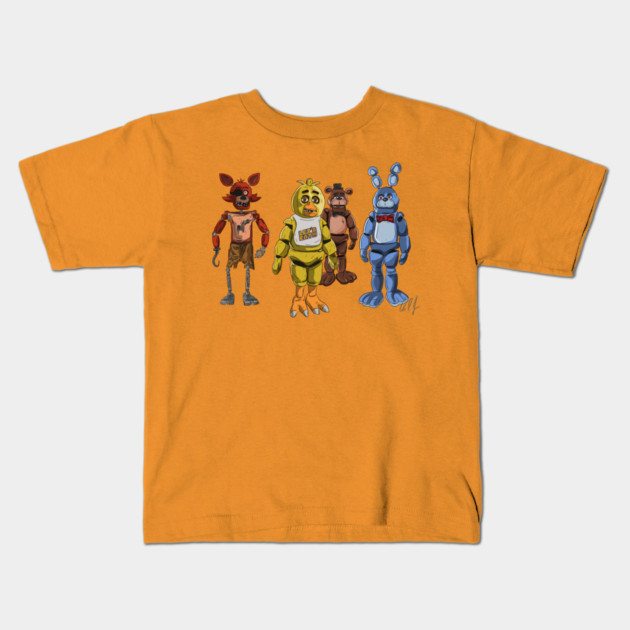 Five Nights at Freddys: The Gang Kids T-Shirt by 51Deesigns