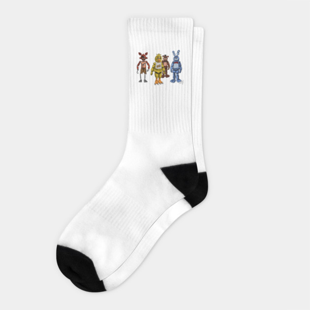 Five Nights at Freddys: The Gang Socks by 51Deesigns