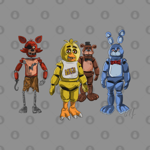 Five Nights at Freddys: The Gang by 51Deesigns