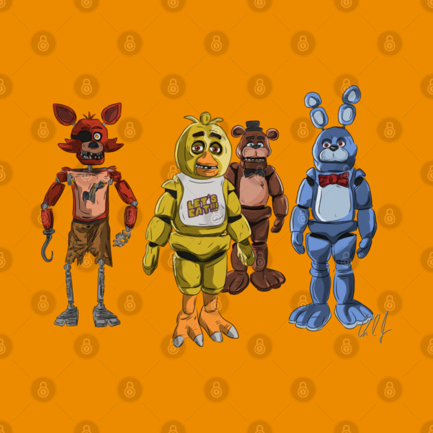 Five Nights at Freddys: The Gang by 51Deesigns