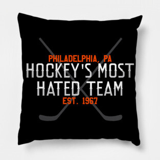 Hated hockey Pillow